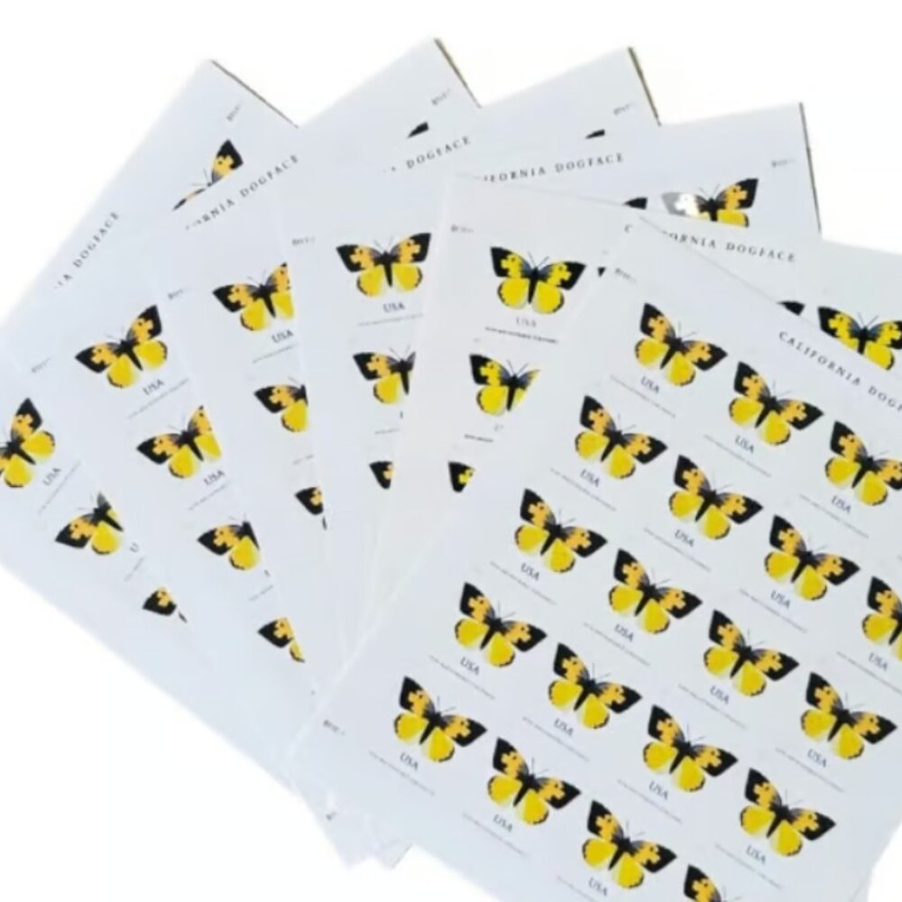 50 books 2019 American Butterfly Stamps 1000 pieces